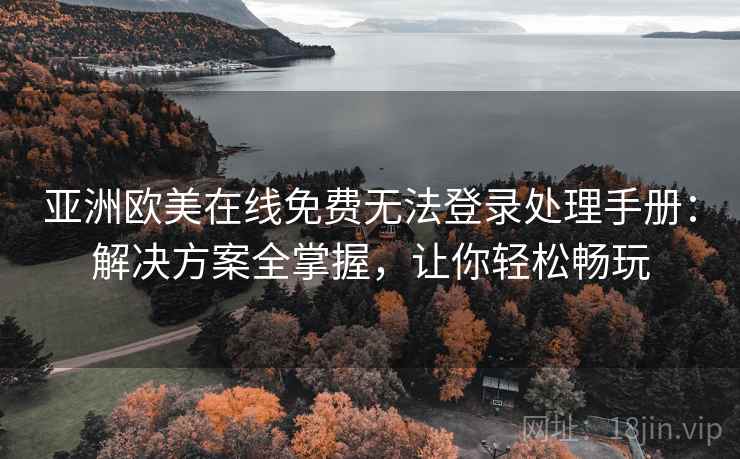 亚洲欧美在线免费无法登录处理手册：解决方案全掌握，让你轻松畅玩