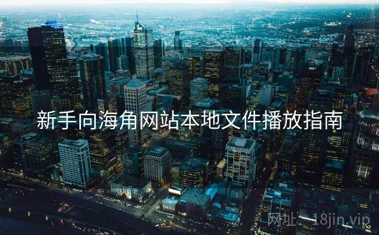 新手向海角网站本地文件播放指南