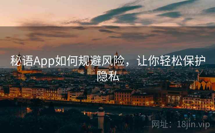 秘语App如何规避风险，让你轻松保护隐私