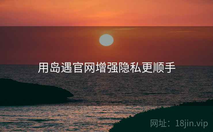 用岛遇官网增强隐私更顺手