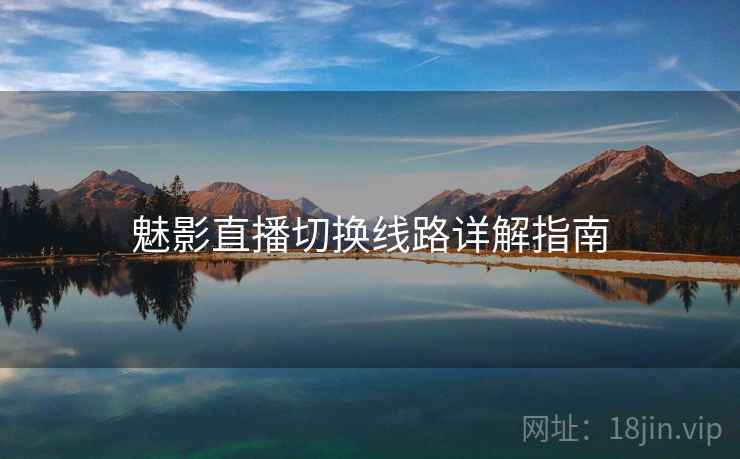 魅影直播切换线路详解指南