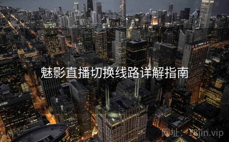 魅影直播切换线路详解指南