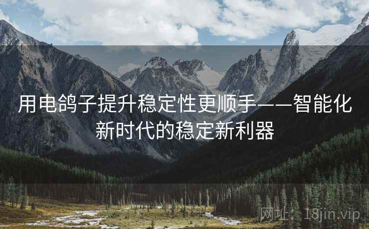用电鸽子提升稳定性更顺手——智能化新时代的稳定新利器